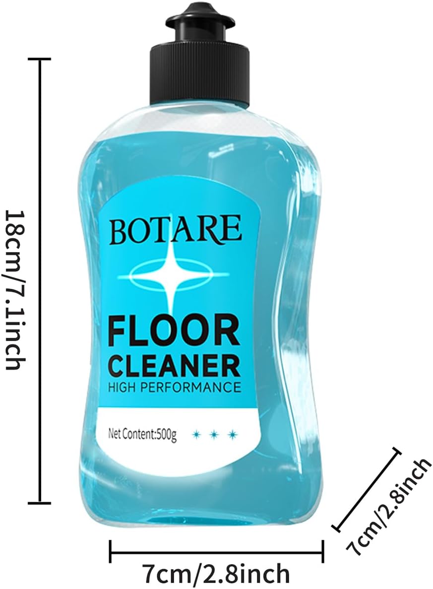 Floor Cleaner Liquid for Mopping, Household Deep Cleaning Solution for Wood,Hardwood,Tile,Laminate,Marble & Porcelain & Bathroom,Orange Scent,17.6 Fl Oz Each(1 Bottle+1 Cleaning Cloth)