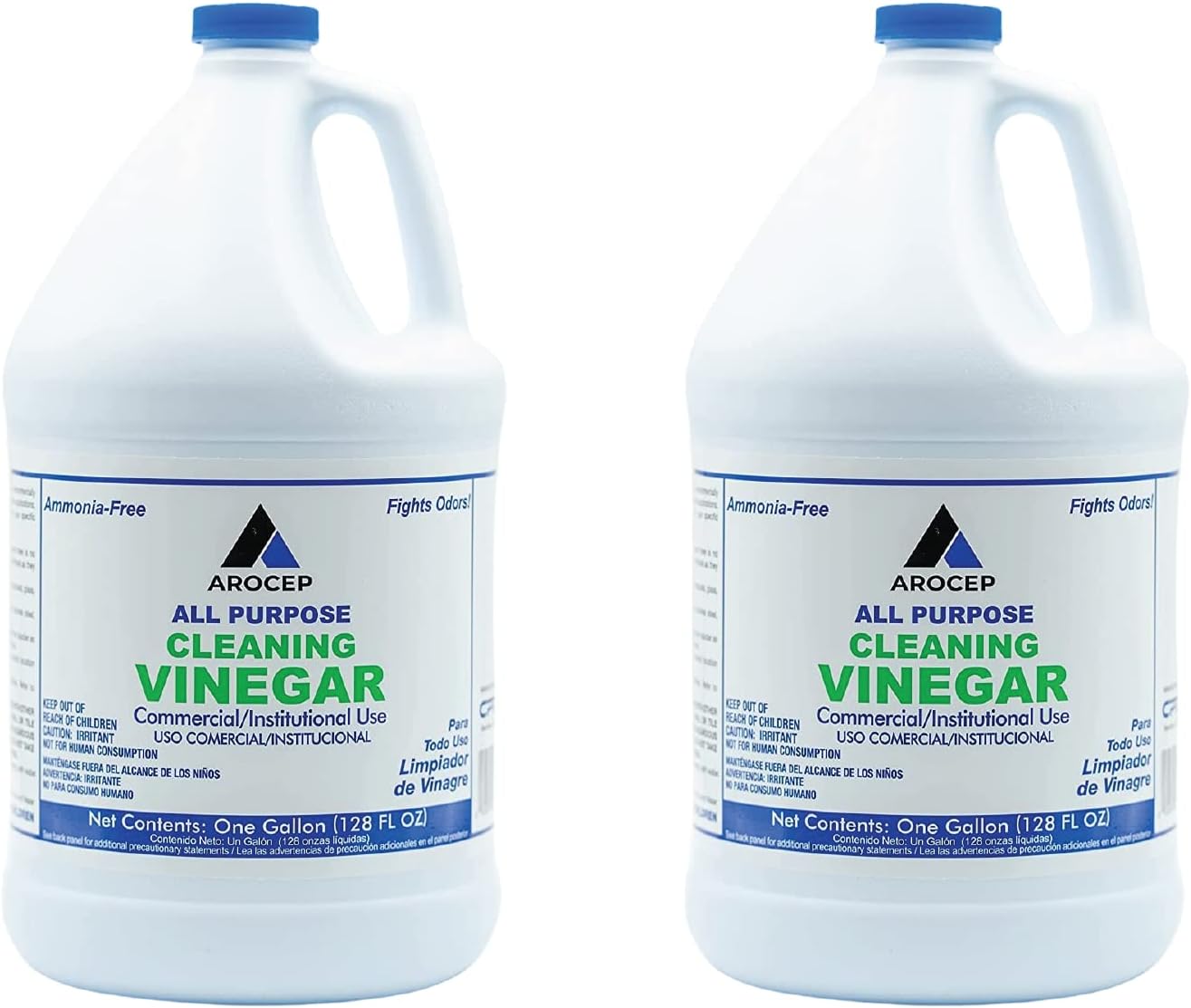 CPDI All-Purpose White Vinegar Cleaning Solution, 2 Gallons, Multi-Surface Cleaner for Hard Water Stains, Bathroom and Kitchen Surfaces, and Clothes, Effective Deodorizer