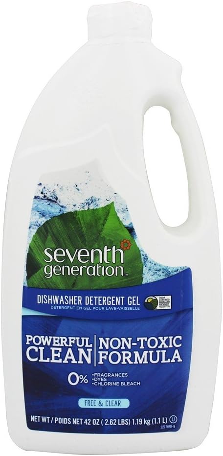 Seventh Generation Free and Clear Dishwasher Detergent Gel 42 Fluid ounce