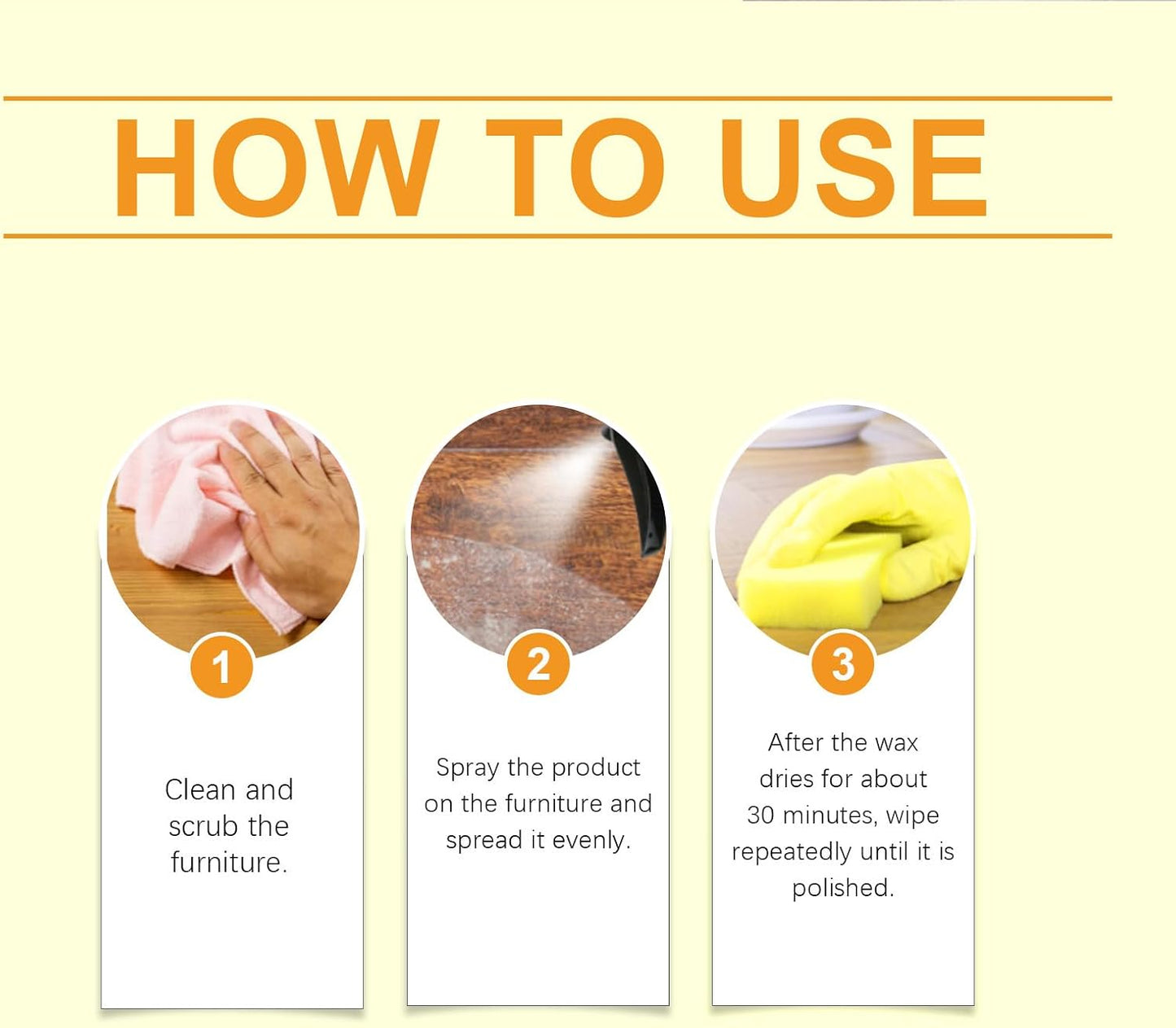 Beeswax Spray, Natural Beeswax Spray Furniture Polish, The Original Micro Molecularized Beeswax Care Spray & Restorer for Living Rooms,Kitchens,Wood Furniture Floors (2)