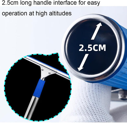 45cm 18in Grip Glass Squeegee for Window Cleaning,Stainless Steel All Purpose Squeegee with Non-Slip Handle for Shower Doors Window Car Mirror Glass (18in/45cm, Black)