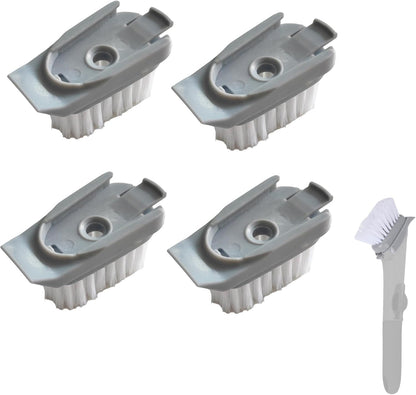 Dish Brush Refills Replacement Heads Compatible with Scrub Daddy Dish Wand，Replacement Brush Cleaning Heads for Soap Dispensing Brushes 4pcs
