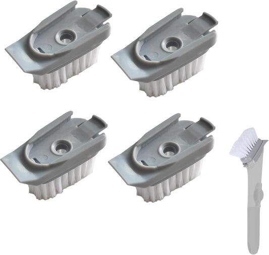 Dish Brush Refills Replacement Heads Compatible with Scrub Daddy Dish Wand，Replacement Brush Cleaning Heads for Soap Dispensing Brushes 4pcs