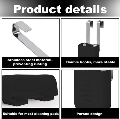 Toilet Tank Tablet Holder, Hanging Toilets Bowl for Toilets Tank Tablet, Plastic & Stainless Steel Tablets Organizer Reduces Dissolved Residue Buildup, Toilet Tank Accessory, White