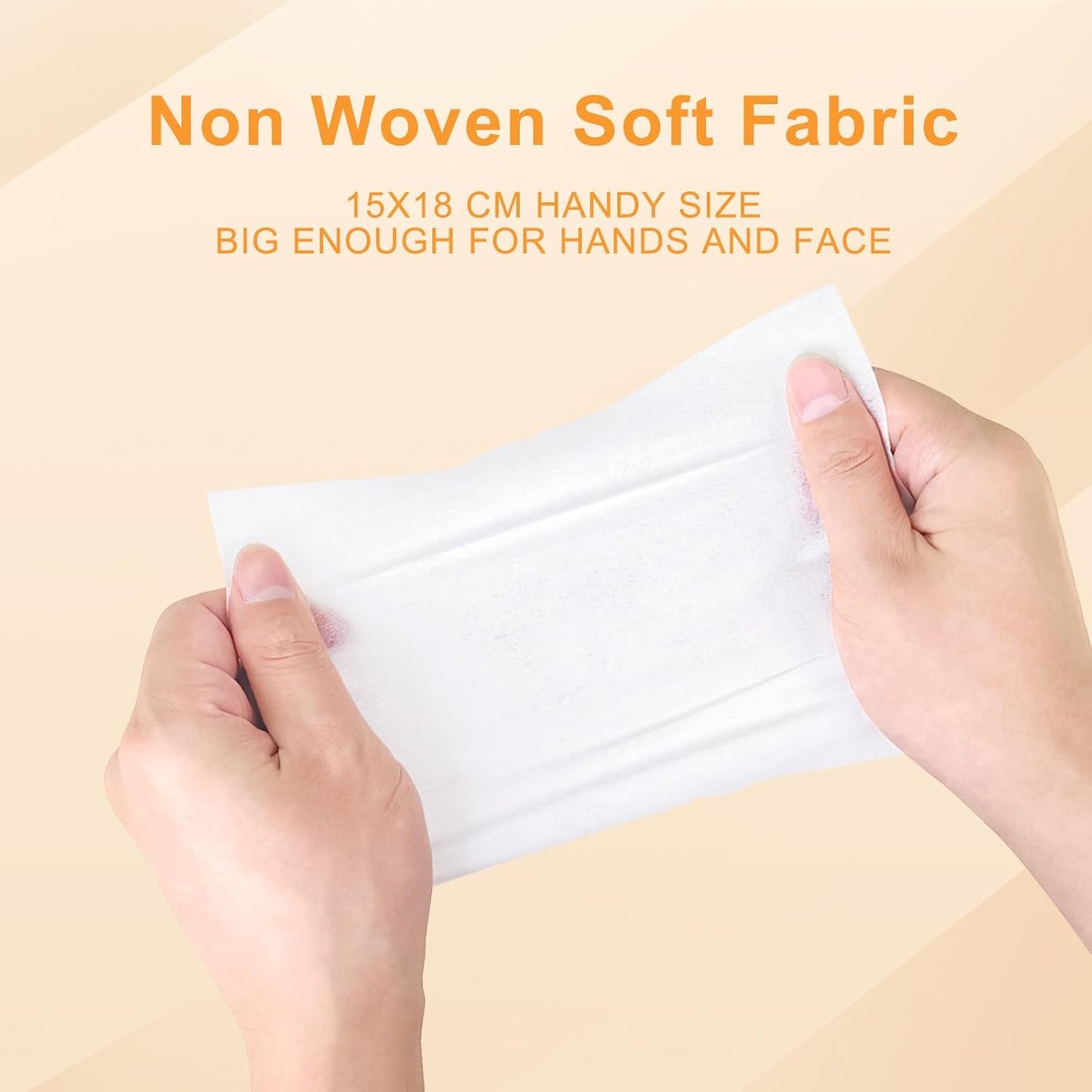 Pack of 10 Face Hand Wipes, 100 wipes, Lemon Travel Wipes Bulk for Butt, Hands, Face Cleaning, Daily Use (10 Wipes Per Pack)