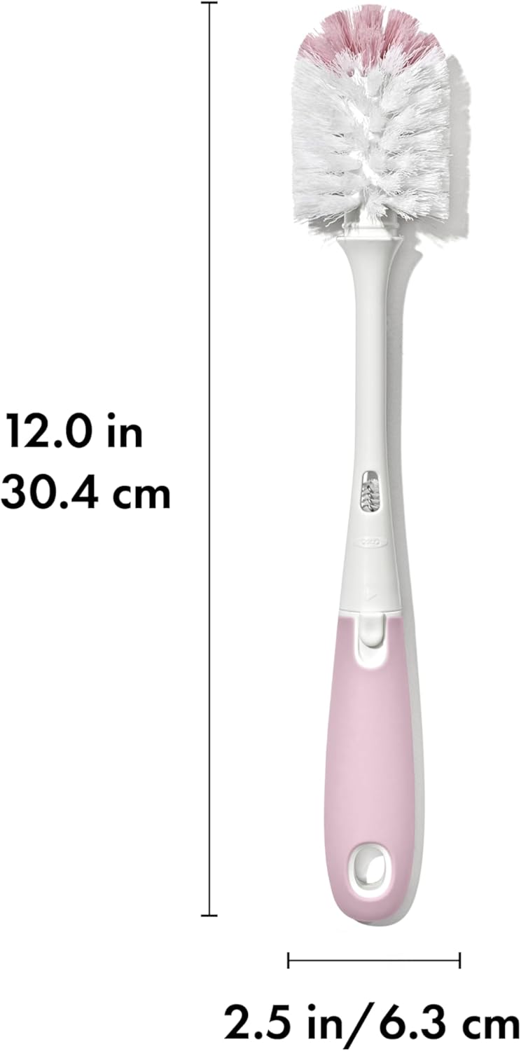 OXO Tot Bottle Brush with Nipple Cleaner, Gray