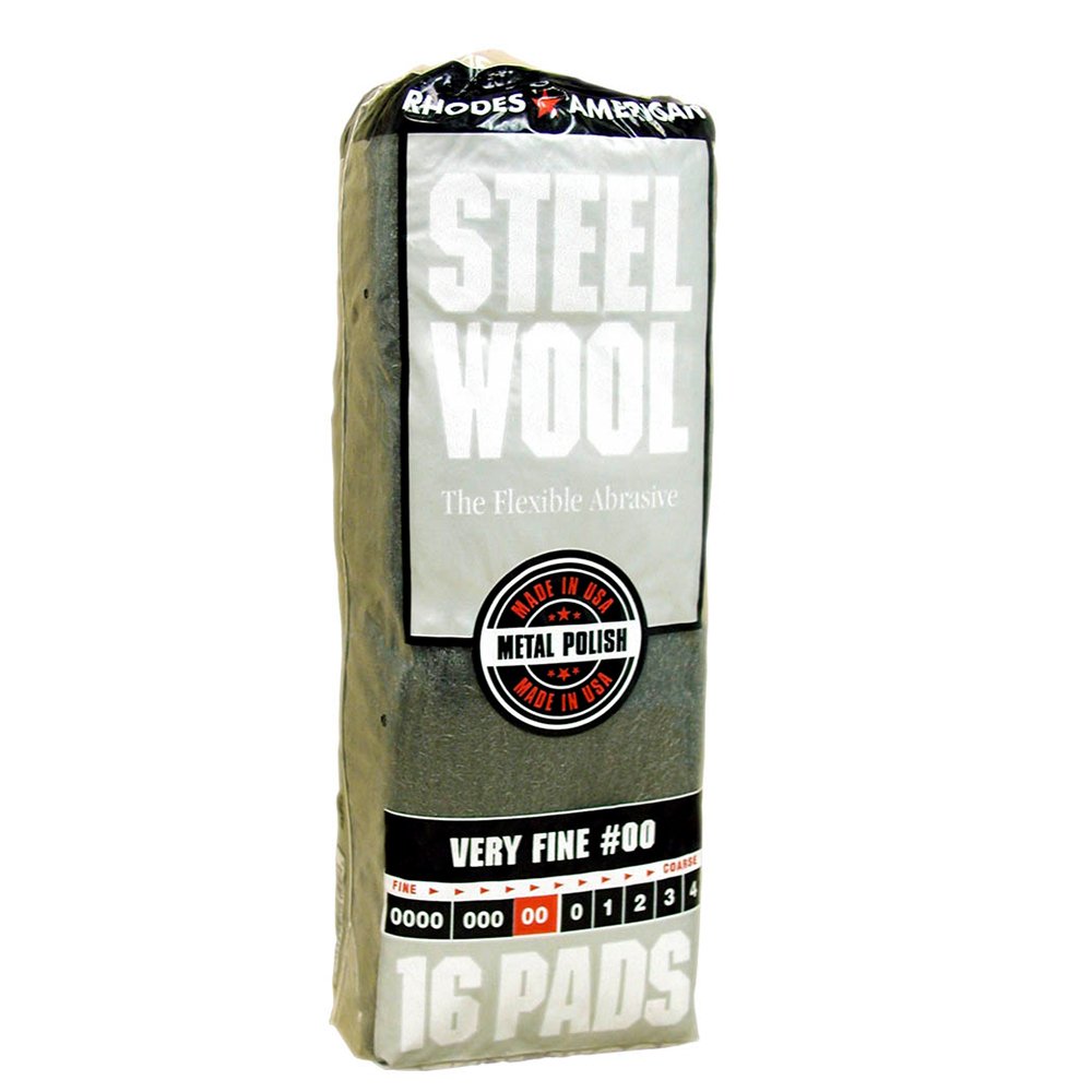 Homax - 33873210009 Steel Wool, Extra Fine Grade #000, 12 Pads