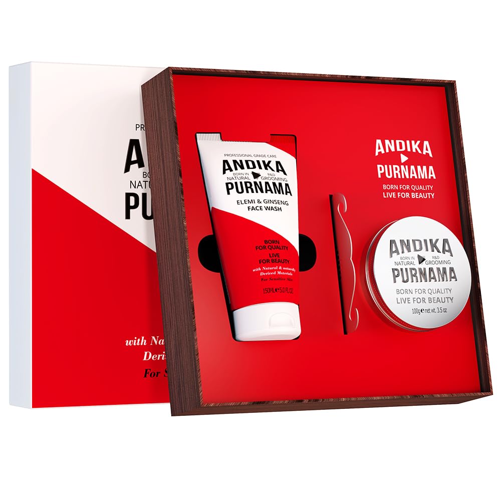 ASDToTio Basic Skin Care Set for Men – Hydrating Face Wash with Hair Styling Paste, 2-Piece Gift Kit for All Skin, Gentle Daily Cleanser & Texturizing Paste, Men’s Grooming Essentials