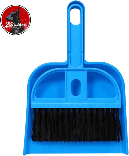 Mini Broom and Dustpan Set - Compact Cleaning Kit for Home, Car, Camping, Small Spaces, Pet Cleanup, and Travel - Durable Small Broom and Dustpan Set Mini - Mint Green Broom