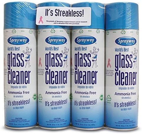 Sprayway Glass Cleaner - 6 Cans