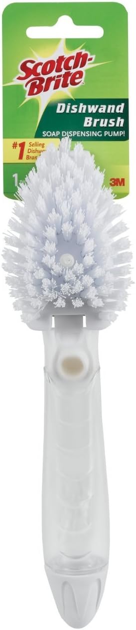 Scotch-Brite Dishwand Brush, Soap dispensing Head