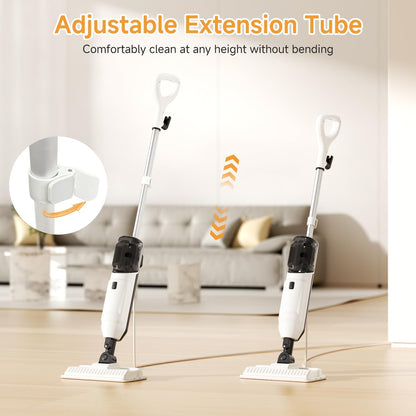 Steam Mop, Multi-Purpose Steam Cleaner for Home Steamer for Floor Cleaning, Floor Steamer Cleaner for Deep Cleaning with Handheld Steamer Mops Accessories, Pet Steam Mop Cleaner for Hardwood, Tile