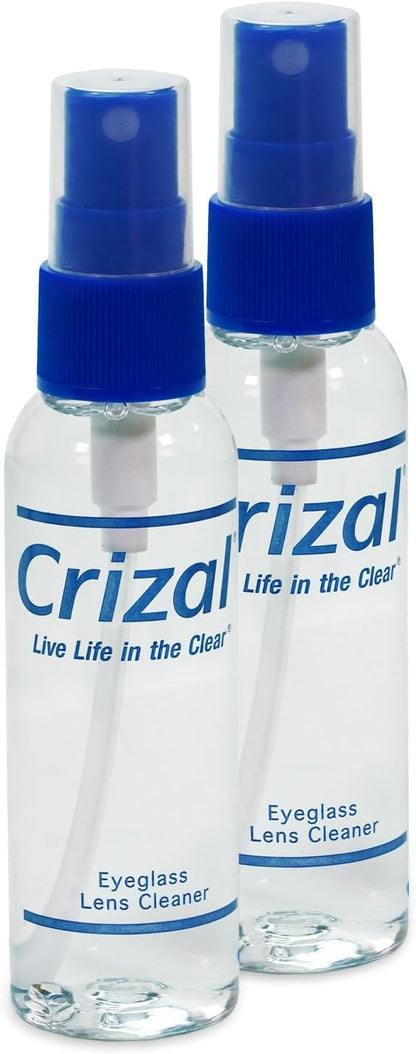 Crizal Eyeglass Lens Cleaning Solution – 4 Pack – Safe for AR-Coated Lenses – Designed & Tested by The AR Coating Experts