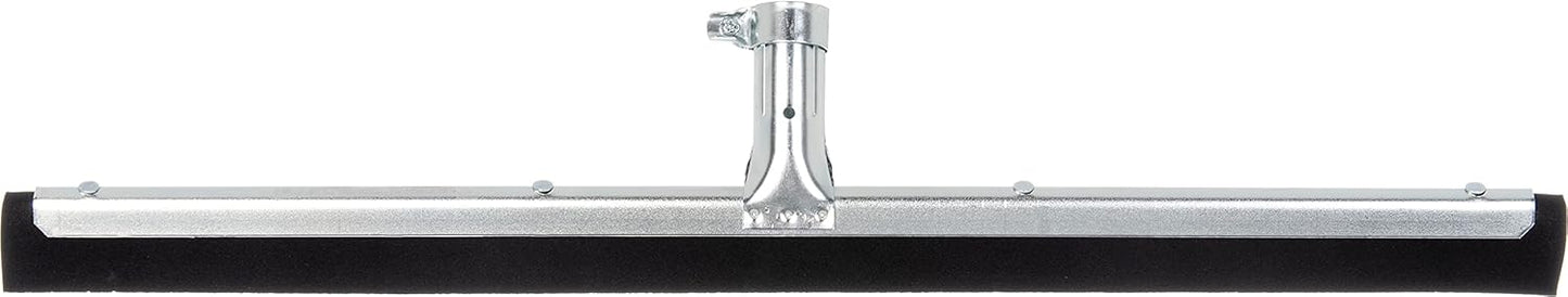 SPARTA Flo-Pac Double Foam Floor Rubber Squeegee Window Squeegee with Heavy Duty Steel Frame for Floor, Bathroom, Kitchen, Concrete, Tile, Garage, Commercial Use, 22 Inches, Black