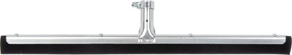 SPARTA Flo-Pac Double Foam Floor Rubber Squeegee Window Squeegee with Heavy Duty Steel Frame for Floor, Bathroom, Kitchen, Concrete, Tile, Garage, Commercial Use, 22 Inches, Black