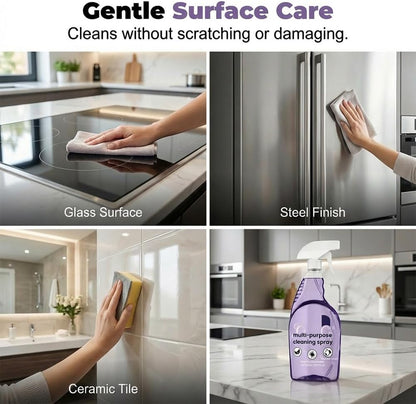 Fliwos Spray Oven Cleaner, 2026 Upgraded All-Purpose Spray Cleaner with Concentrated Cleaning Tablets, Multi-Surface Cleaning Spray for Oven, Grill, Kitchen, Bathroom and Home (1 Bottle+18 Pcs)
