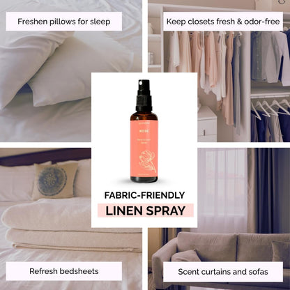 Vanilla Room, Linen & Pillow Spray by Aromafume | 100ml/3.38 fl oz | with Pure Vanilla Essential Oil | Aromatherapy Spray | Mist for Bedding, Fabrics