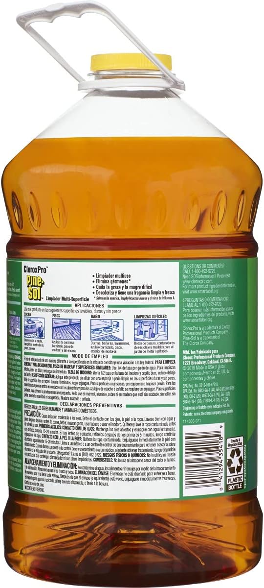 CloroxPro Pine-Sol Multi-Surface Cleaner, Original Pine, 60 Fluid Ounces (Package May Vary)