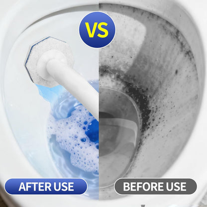 30Pcs Disposable Toilet Wand Refills Compatible with Clorox Toilet Wand. Easy Cleaning Toilet Bowl Fiber Wand Heads Compatible with Most Toilet Brushes