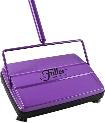 Fuller Brush 17033 Electrostatic Carpet & Floor Sweeper - 9" Cleaning Path - Lightweight - Ideal for Crumby Messes - Works On Carpets & Hard Floor Surfaces - Blue