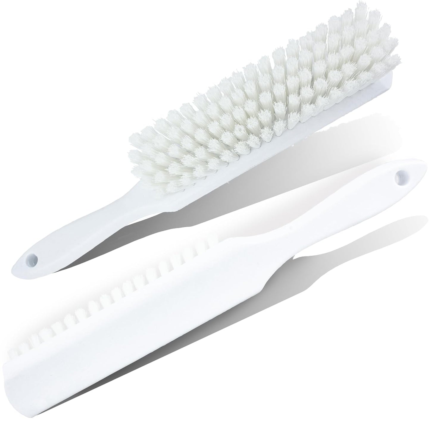 SPARTA Handheld Soft Counter Brush 8 Inch Bristle Span, Multi-Use Dust Brush with 5 Inch Handle for Tables, Countertops, and Delicate Surfaces, Polyester, Orange