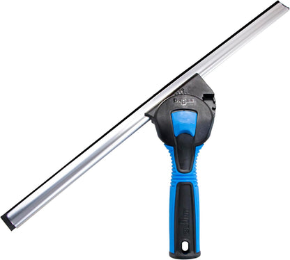 Unger 18-inch Professional Grip Swivel Squeegee – Professional Grade Window Squeegee for the Home, Large Squeegee for Glass Window Cleaning
