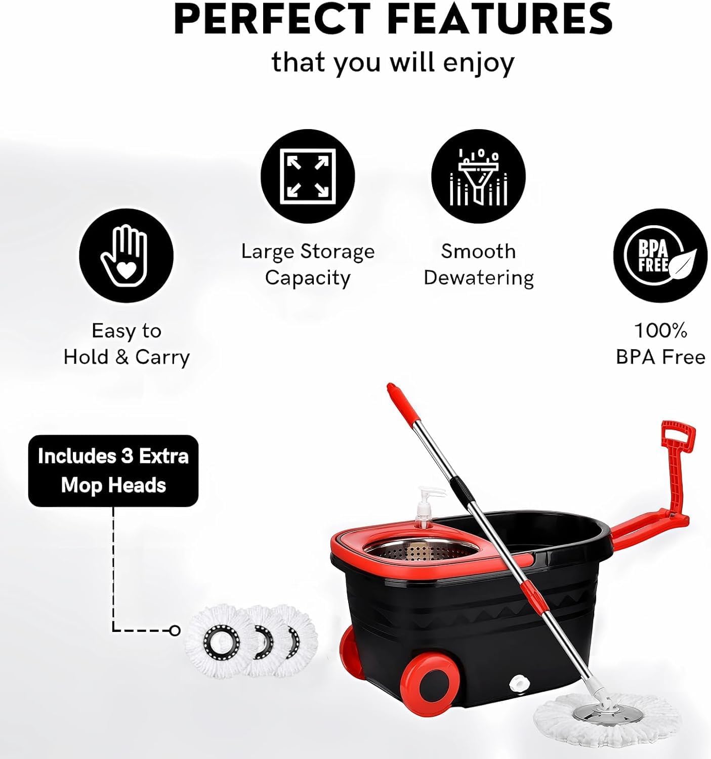 Spin mop Bucket