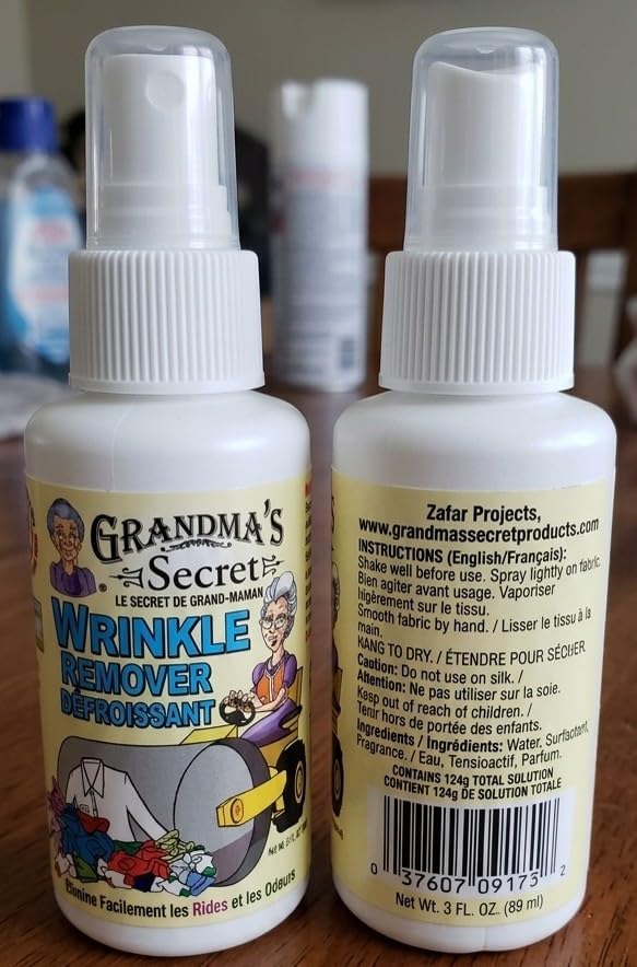 Grandma's Secret Spot Remover Laundry Spray - Chlorine, Bleach and Toxin-Free for Clothes - Fabric Stain Remover Removes Oil, Paint, Blood and Pet Stains - 16 oz & 2 oz Combo, DuoPack