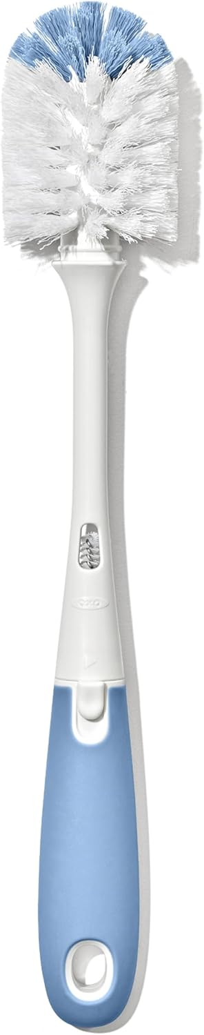 OXO Tot Bottle Brush with Nipple Cleaner, Gray