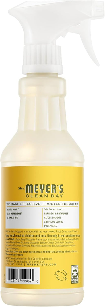 MRS. MEYER'S CLEAN DAY Multi-Surface Everyday Cleaner, Dandelion Scent, 16 Fl Oz Bottle