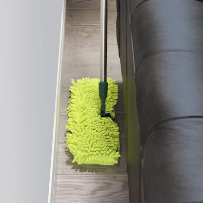 Pine-Sol Microfiber Mop Self Wringing – Easy Squeeze Twist Design for Wet Mopping | Household Cleaning Tool for Tile, Linoleum, Laminate Floors | Extendable Metal Handle
