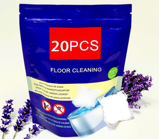 Hard Floor Cleaner,Lavenger Scent 20 Count (1Pack) Made From Natural Ingredients,Safe for All Hard Floors,Perfect for Variety of Mop Buckets (lavender-20)
