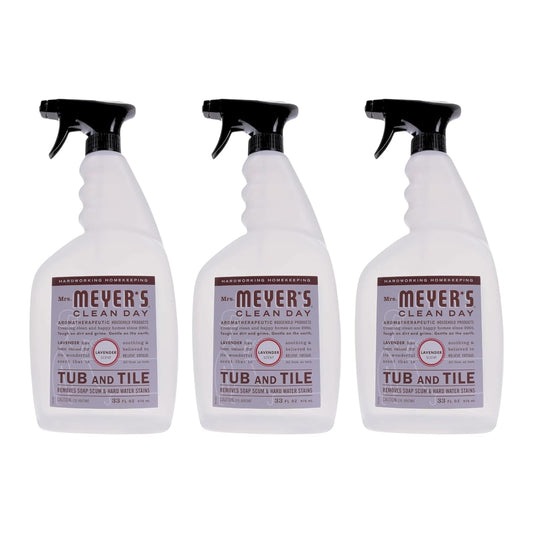 Mrs. MEYER'S Clean Day Tub & Tile Cleaner Lavender 33 Fl Oz (Pack of 3)