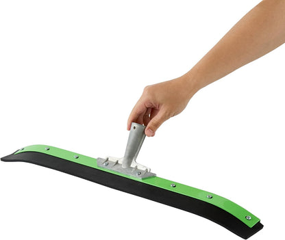 Restaurantware-SQUEEGEE ONLY: Clean Tek Professional 29.92 Inch Floor Squeegee, 1 Broom With Double Rubber Blade - Handle Sold Separately, Heavy-Duty, Steel Wiper For Concrete Floor