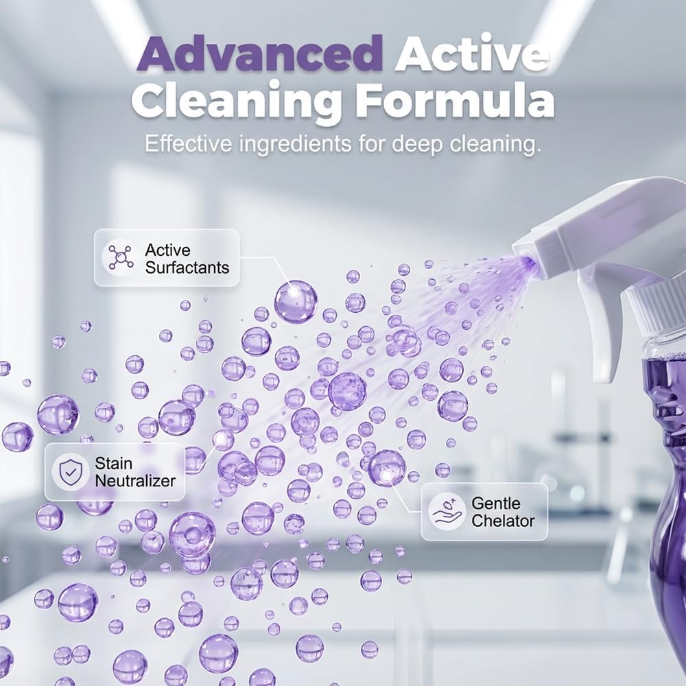 Fliwos Spray Oven Cleaner, 2026 Upgraded All-Purpose Spray Cleaner with Concentrated Cleaning Tablets, Multi-Surface Cleaning Spray for Oven, Grill, Kitchen, Bathroom and Home (1 Bottle+18 Pcs)