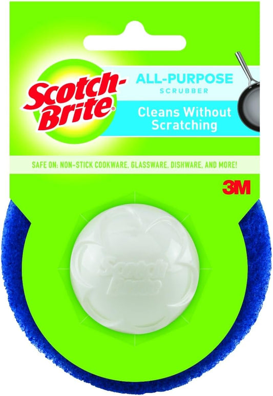 Scotch-Brite Non-Scratch Plastic Scrubbing Pads, Cleans Dishes Without Scratching, 3 Scrubbing Pads