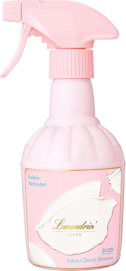 Laundrin Fabric Refresher Spray, Pet Odor Eliminator for Home, Room Essentials Fabric Spray, Odor Removal for Mattress, Curtain, Sofa, Carpet, Furniture, and Bedding - 300ml, Classic Floral
