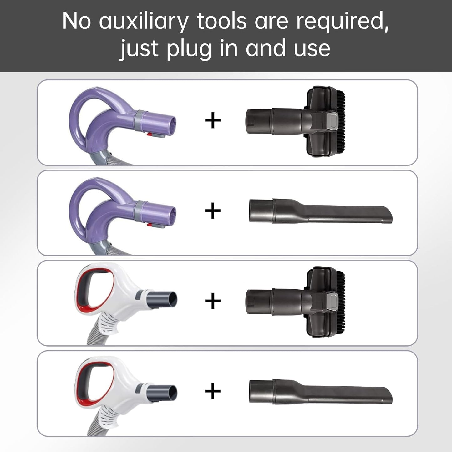 Upgraded Vacuum brush Attachment tool Compatible with Shark Navigator Lift-Away NV350 NV351 NV352 NV356E NV360 NV361 NV500 NV501 NV502 Series 2-in-1 Gap Tool Brush Removable Brush Replacement Parts