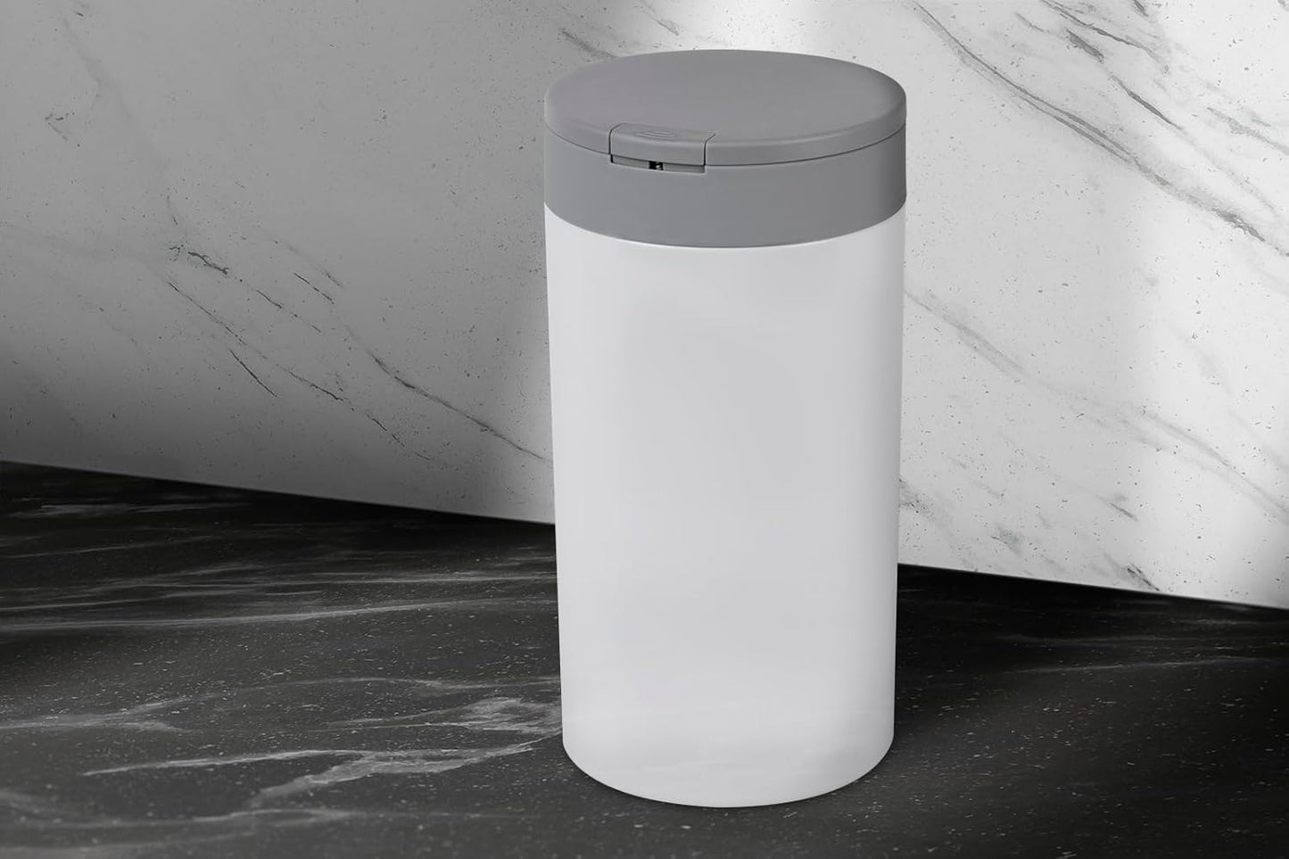 Inevibe Disinfecting Wipes Dispenser - Push Button Decorative Holder for Standard Cleaning Wipes Container, Use in Kitchen Countertop, Bathroom, Classroom (White)