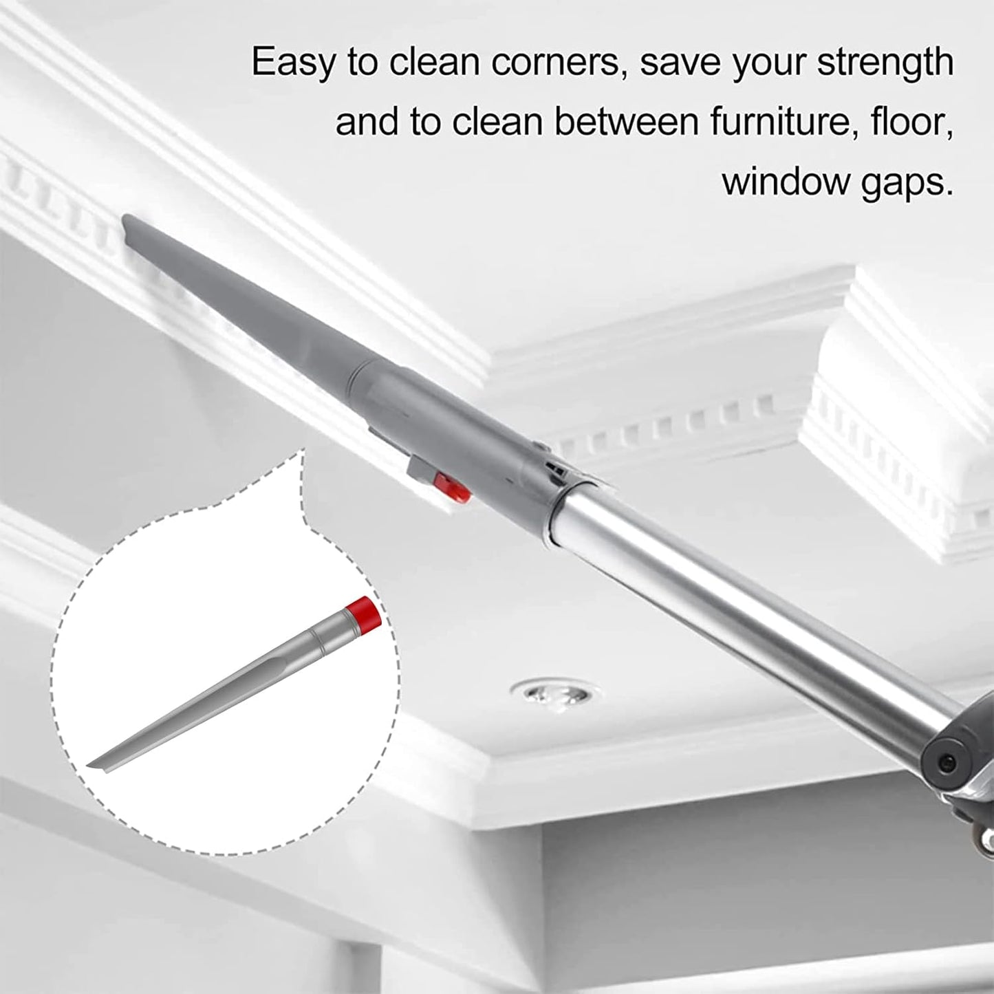 Crevice Tool and Dust Brush Compatible with Shark Rotator NV500, NV501,NV560, NV502, Professional Lift-Away Vacuum Cleaner Compare With Part No. X11FC500