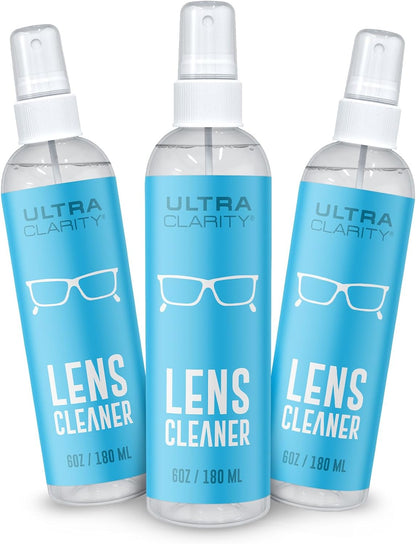 Powered by Nano Magic Eyeglass Lens Cleaning Spray 6 oz (1 Pack) | Professional Grade Formula, Silicone-Free | for Glasses, Phone, Electronic Screens, Optic Surfaces, Coated Surfaces - Made in USA