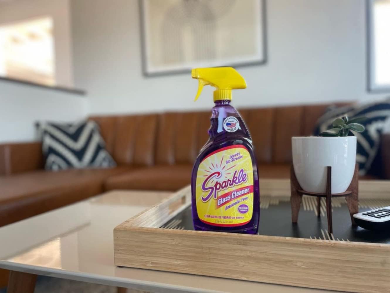Sparkle Glass Cleaner, Ammonia-free, 33.8 oz. (Pack of 1)