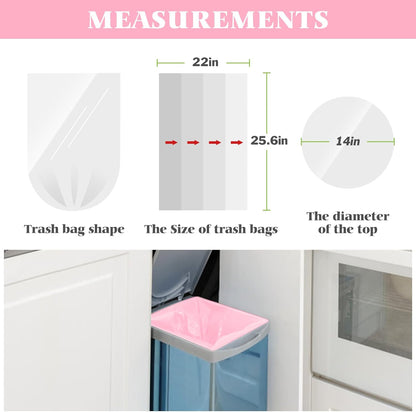 Teivio Small Trash Bags 4 Gallon 120 Counts Garbage Bags, Bathroom Trash Can Bin Liners, Small Plastic Bags for home office kitchen, fit 12-15 Liter, 3,3.5,4.5 Gal, Clear