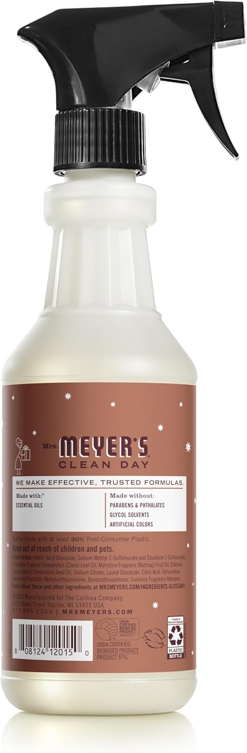Mrs. MEYER'S Kitchen Set, Dish Soap, Hand Soap, and Multi-Surface Cleaner, 3 CT (Snowdrop)