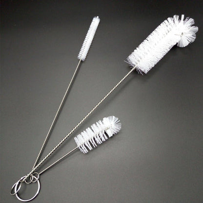 Living and Giving 3Pcs Set of Bottle Brush Flexible Cleaning Brushes Kitchen Nylon Multifunction Clean Brush Set