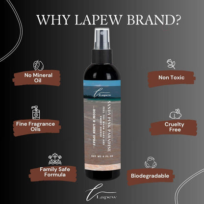 Lapew Room & Linen Spray | Fragrance Mist for Home, Car & Office | Fabric & Air Freshener | Neutralizing Mist | Made in USA | Cozy Cinnamon & Apple - Colors A
