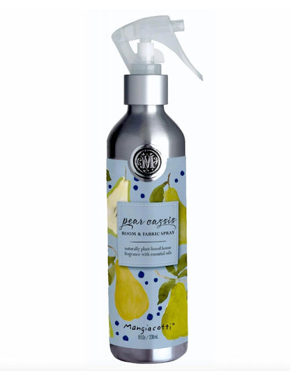 Mangiacotti Room Spritz Fabric Deodorizer Air Freshener Spray | Naturally Plant-Based with Essential Oils Room Fragrance, 8 Ounces, Gingerbread