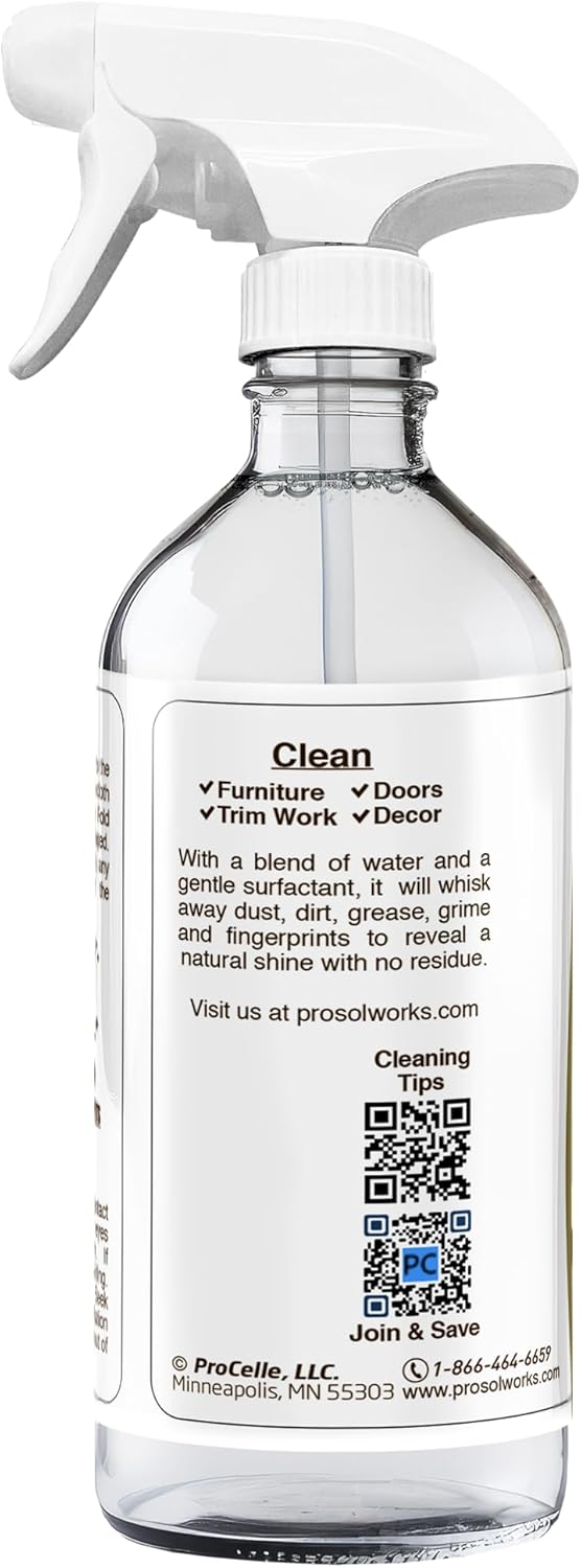 Degreaser Cleaner Heavy Duty Cleaning Spray 16 oz - Kitchen Cleaner for Stubborn Splatters, Stove Top, Grill, Drip Pans, & Oven Cleaner - Safe on All Surfaces - Fresh Scent