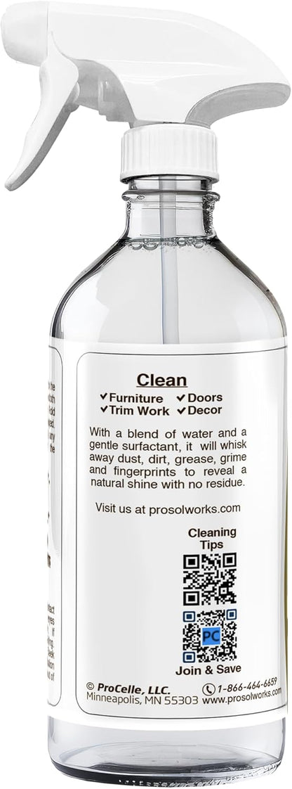 Degreaser Cleaner Heavy Duty Cleaning Spray 16 oz - Kitchen Cleaner for Stubborn Splatters, Stove Top, Grill, Drip Pans, & Oven Cleaner - Safe on All Surfaces - Fresh Scent