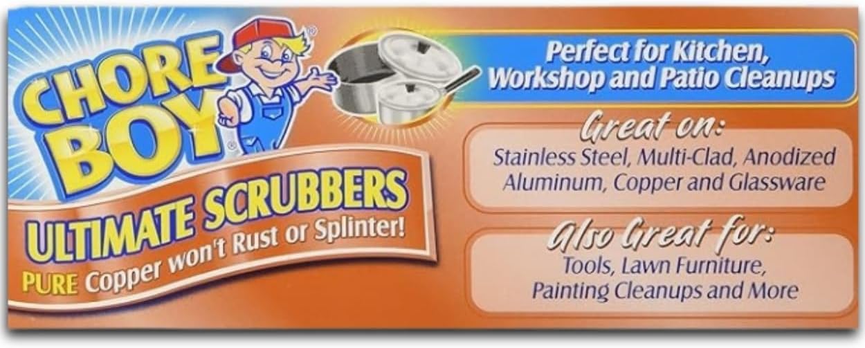 Chore Boy Copper Scouring Pad-2ct